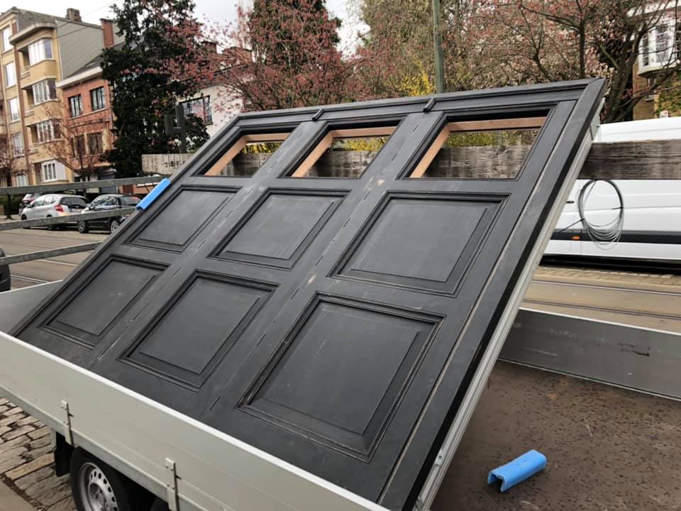 Reproduction de porte de garage traditionnelle — 1
